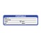 Nevs Portable Exam Labels - Portable 7/8" x 3" White w/Reflex Blue & Black X-2997 - alternate 1
